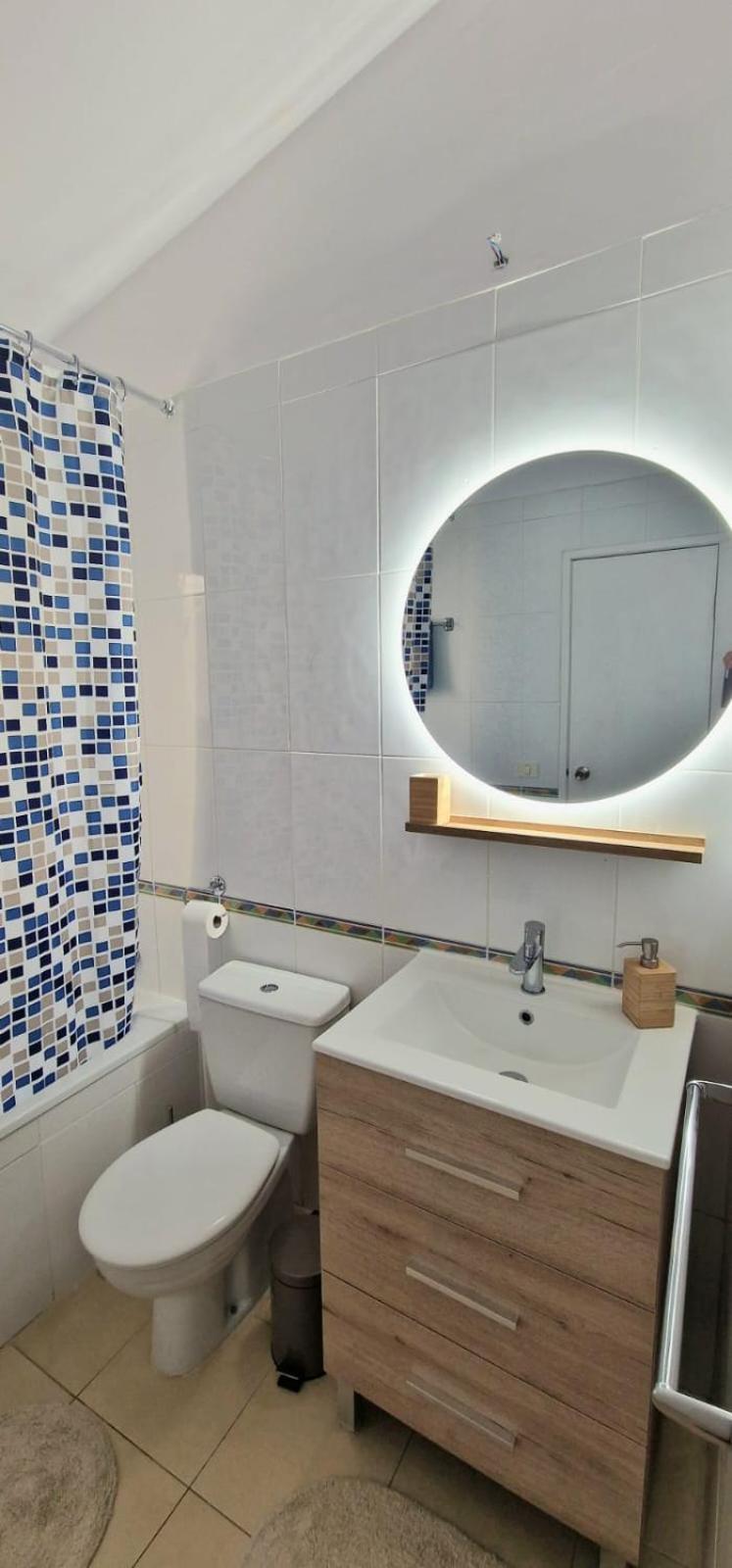 Spacious 3-Bedroom Duplex Apartment With Heated Pool & Ocean View In Los Cristianos, Arona Luaran gambar